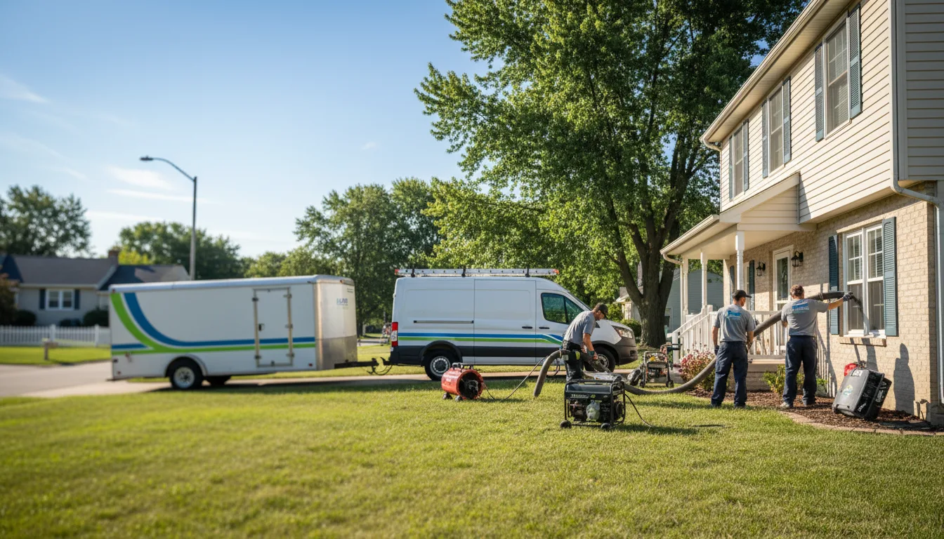 Flooded Basement Restoration And Cleanup With Repair in Mccausland, IA near me